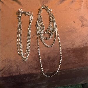 Express-2 Elegant Silver Chain Necklace